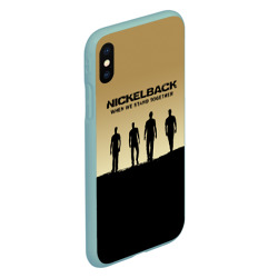 Чехол для iPhone XS Max матовый Nickelback - фото 2