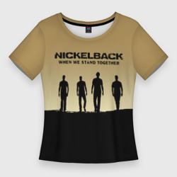 Женская футболка 3D Slim Nickelback