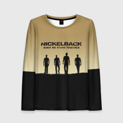 Женский лонгслив 3D Nickelback