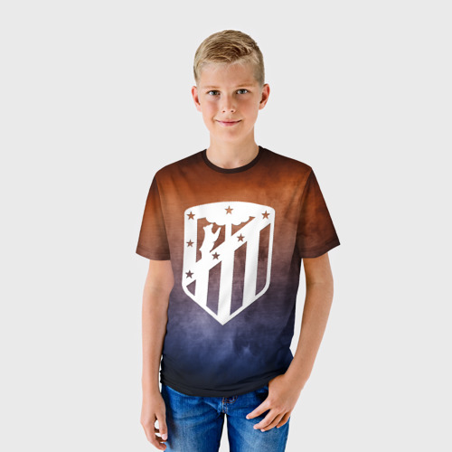 Детская футболка 3D Atletico Madrid, цвет 3D печать - фото 3