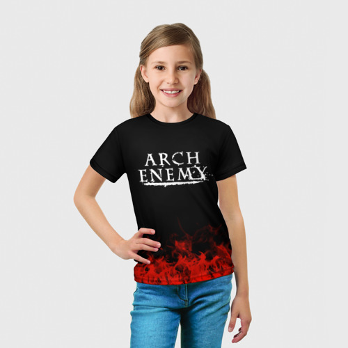 Детская футболка 3D Arch Enemy, цвет 3D печать - фото 5