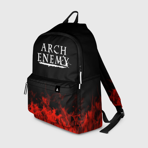 Рюкзак 3D с принтом Arch Enemy, вид спереди #2