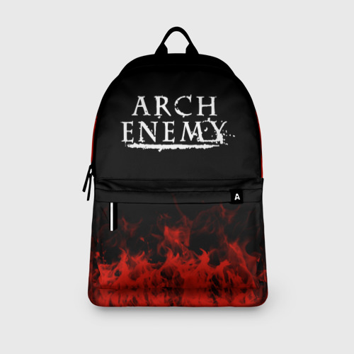 Рюкзак 3D с принтом Arch Enemy, вид сбоку #3