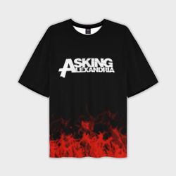 Мужская футболка oversize 3D Asking Alexandria