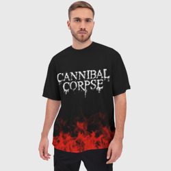 Мужская футболка oversize 3D Cannibal Corpse - фото 2