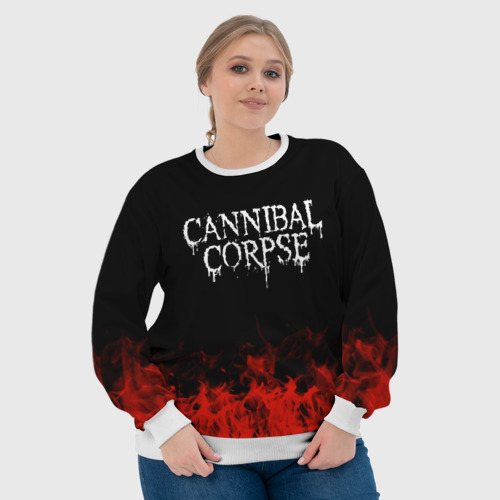 Женский свитшот 3D Cannibal Corpse - фото 6