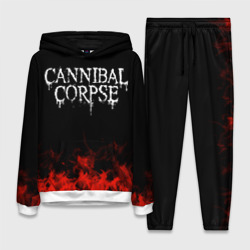 Женский костюм с толстовкой 3D Cannibal Corpse