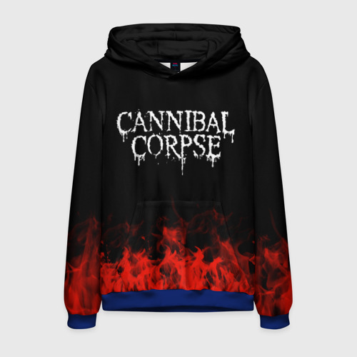 Мужская толстовка 3D Cannibal Corpse, цвет синий