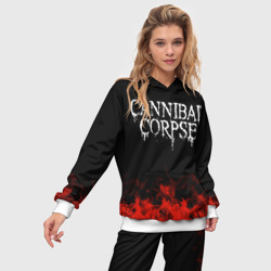 Женский костюм с толстовкой 3D Cannibal Corpse - фото 2