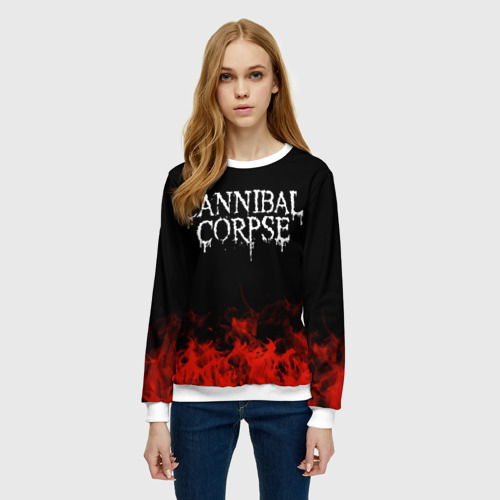 Женский свитшот 3D Cannibal Corpse - фото 3