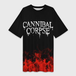 Платье-футболка 3D Cannibal Corpse
