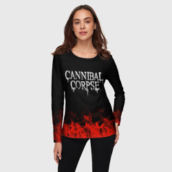 Женский лонгслив 3D Cannibal Corpse - фото 2