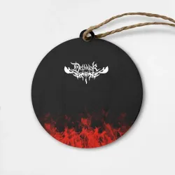 Деревянная игрушка круг Dethklok