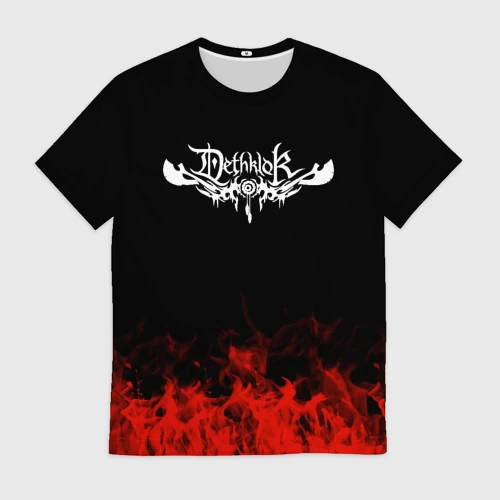 Мужская футболка 3D с принтом Dethklok, вид спереди #2