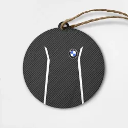 Деревянная игрушка круг BMW carbon БМВ карбон
