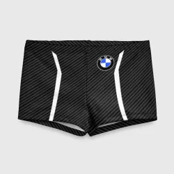 Детские купальные плавки 3D BMW carbon БМВ карбон