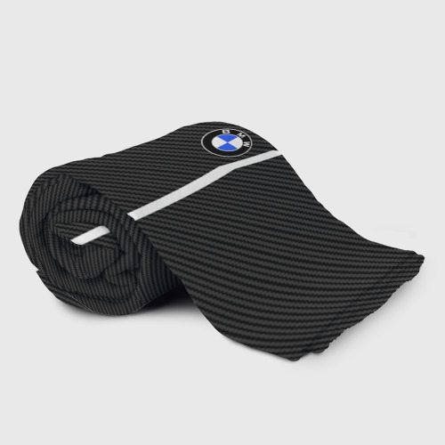 Плед 3D BMW carbon БМВ карбон, цвет 3D (велсофт) - фото 2
