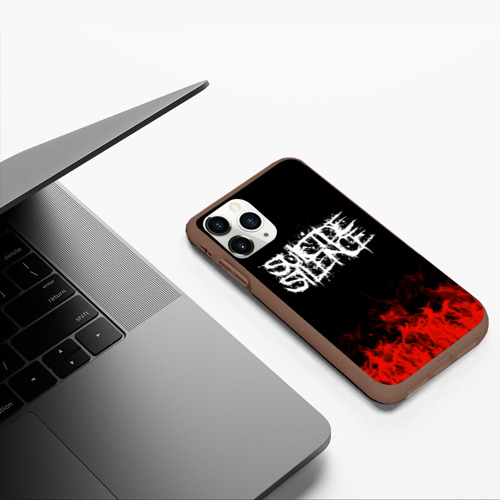 Чехол для iPhone 11 Pro матовый с принтом Suicide Silence, фото #5
