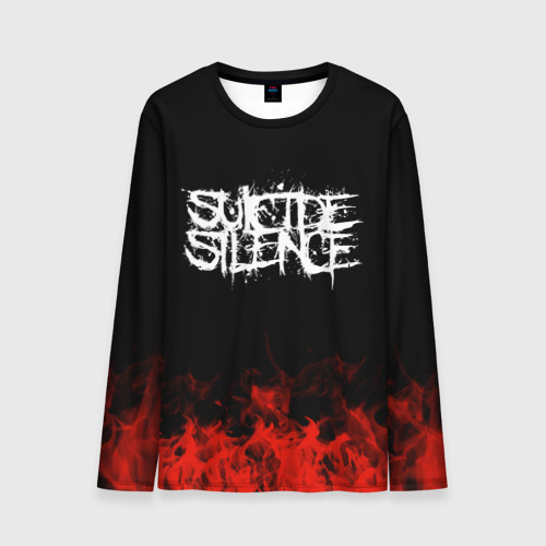 Мужской лонгслив 3D Suicide Silence