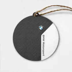 Деревянная игрушка круг BMW carbon БМВ карбон