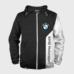 Мужская ветровка 3D BMW carbon БМВ карбон