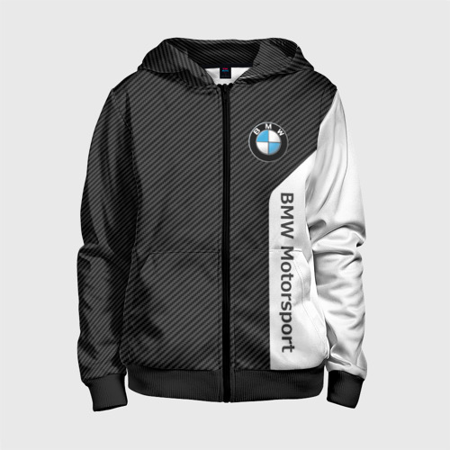 Детская толстовка 3D на молнии BMW Motorsport Carbon Фото 01 Детская толстовка 3D на молнии BMW Motorsport Carbon Фото 01