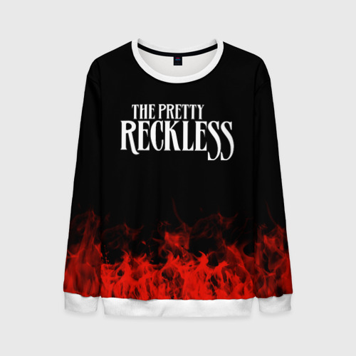 Мужской свитшот 3D The Pretty Reckless, цвет белый