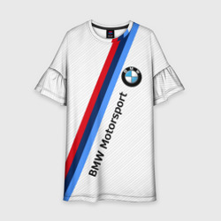 Детское платье 3D BMW motorsport carbon БМВ