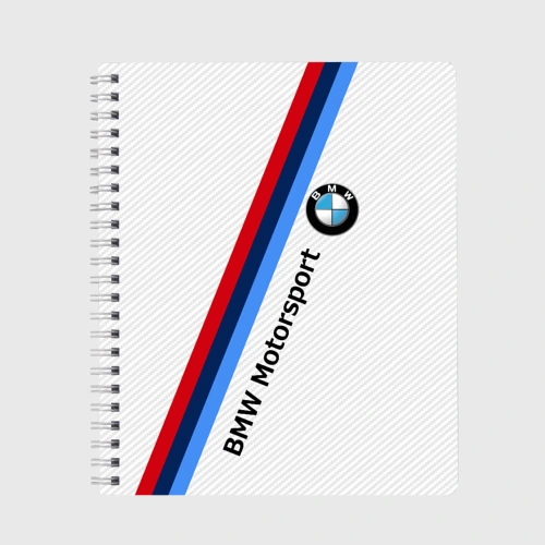 Тетрадь BMW motorsport carbon БМВ
