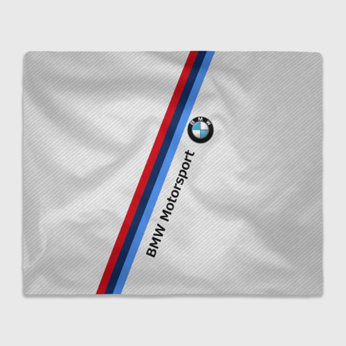 Плед 3D BMW motorsport carbon БМВ, цвет 3D (велсофт)