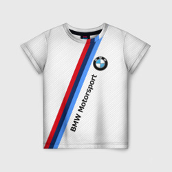 Детская футболка 3D BMW motorsport carbon БМВ