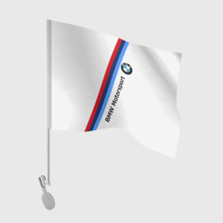 Флаг для автомобиля BMW motorsport carbon БМВ