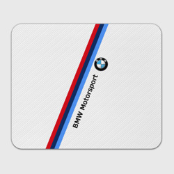 Прямоугольный коврик для мышки BMW motorsport carbon БМВ