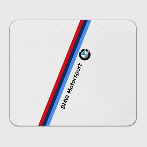 Прямоугольный коврик для мышки BMW motorsport carbon БМВ
