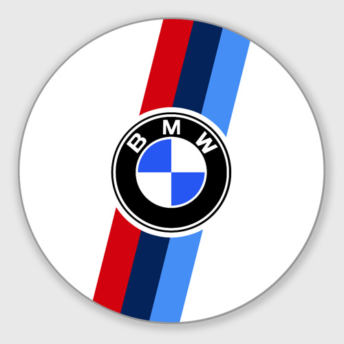 Круглый коврик для мышки BmW m sport