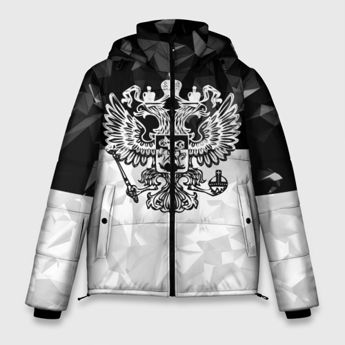 Мужская зимняя куртка 3D Russia - Black Collection, цвет черный