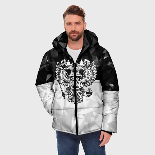 Мужская зимняя куртка 3D Russia - Black Collection, цвет черный - фото 3