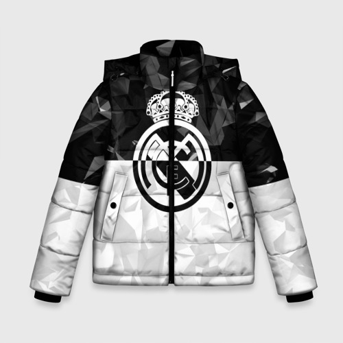 Зимняя куртка для мальчиков 3D Реал Мадрид, цвет красный