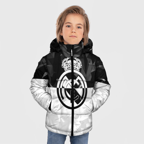 Зимняя куртка для мальчиков 3D Реал Мадрид, цвет красный - фото 3