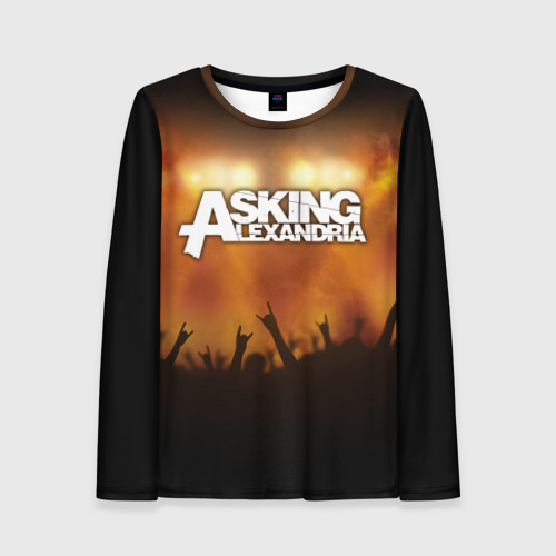 Женский лонгслив 3D Asking Alexandria, цвет 3D печать