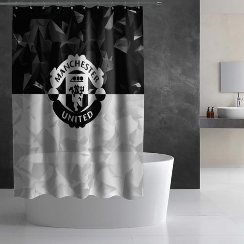 Штора 3D для ванной Манчестер Юнайтед FCMU Manchester united - фото 2