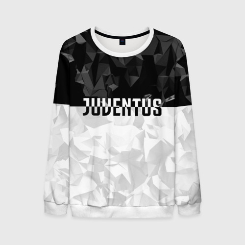 Мужской свитшот 3D Juventus Black Collection, цвет белый