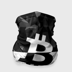 Бандана-труба 3D Bitcoin Black Collection