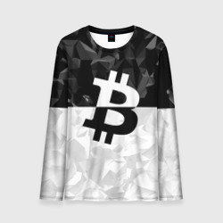 Мужской лонгслив 3D Bitcoin Black Collection