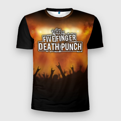 Мужская футболка 3D Slim Five Finger Death Punch, цвет 3D печать