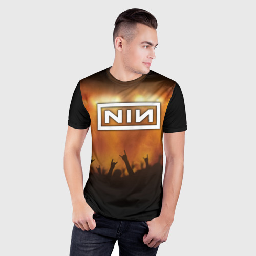 Мужская футболка 3D Slim Nine Inch Nails, цвет 3D печать - фото 3