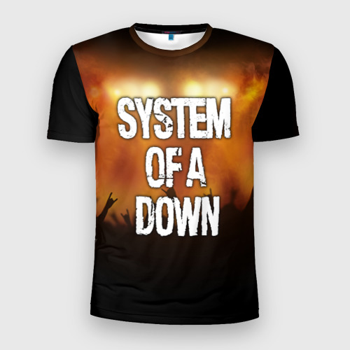 Мужская футболка 3D Slim System of a Down, цвет 3D печать