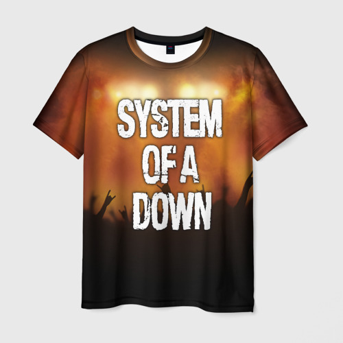 Мужская футболка 3D System of a Down, цвет 3D печать