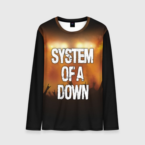 Мужской лонгслив 3D System of a Down