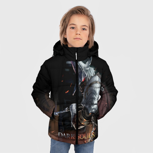 Зимняя куртка для мальчиков 3D Dark Souls, цвет черный - фото 3